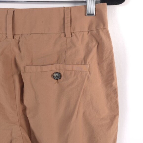 EVERLANE High Rise Straight Leg Casual Pants Pleated Belt Loops Cotton Size 4 - Picture 5 of 11